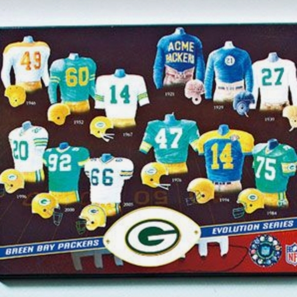 NFL Evolution Plaque Green Bay Packers 10x8 NIP - Picture 4 of 4